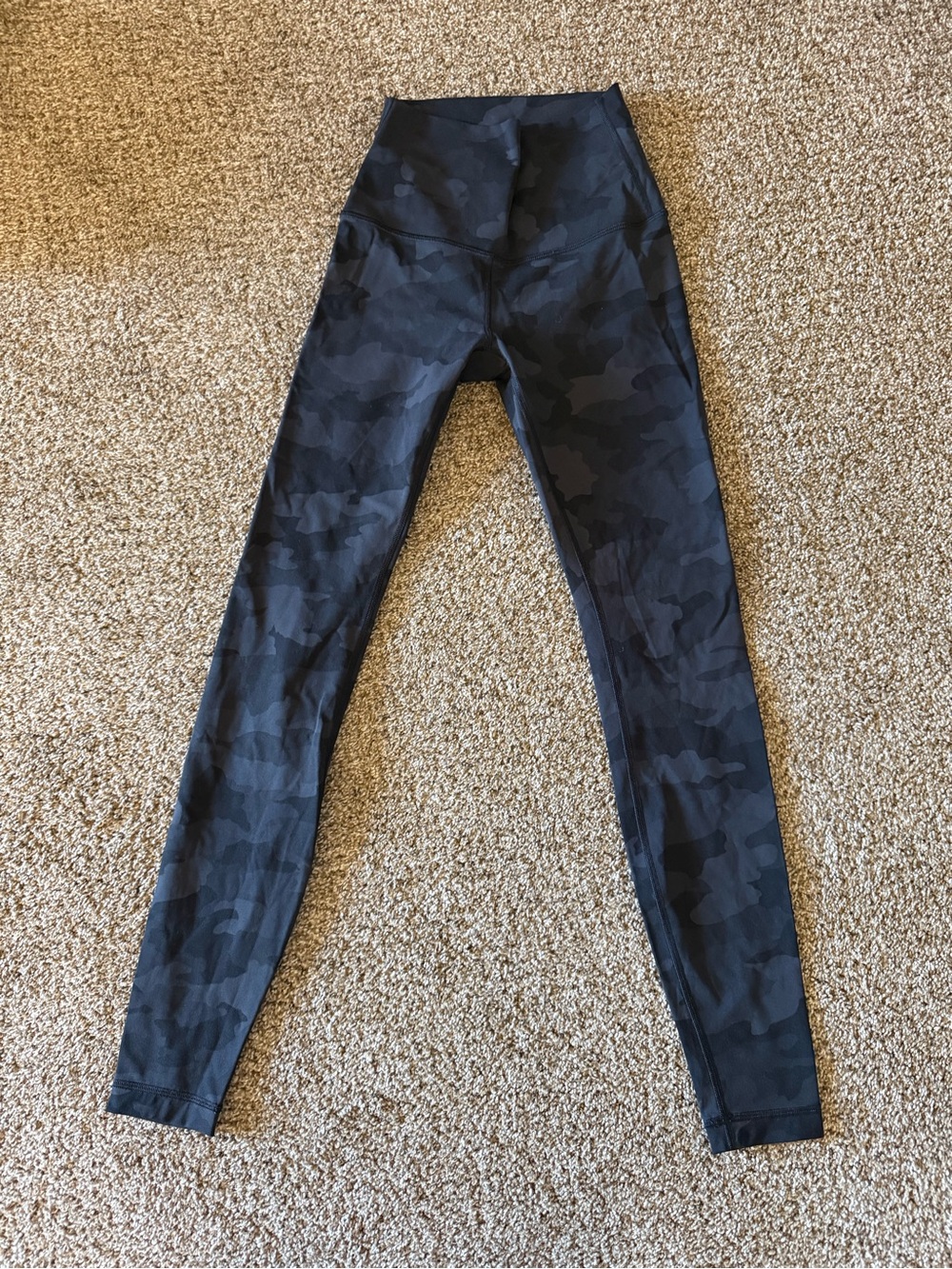 lululemon athletica Black/Camo High-Rise Leggings